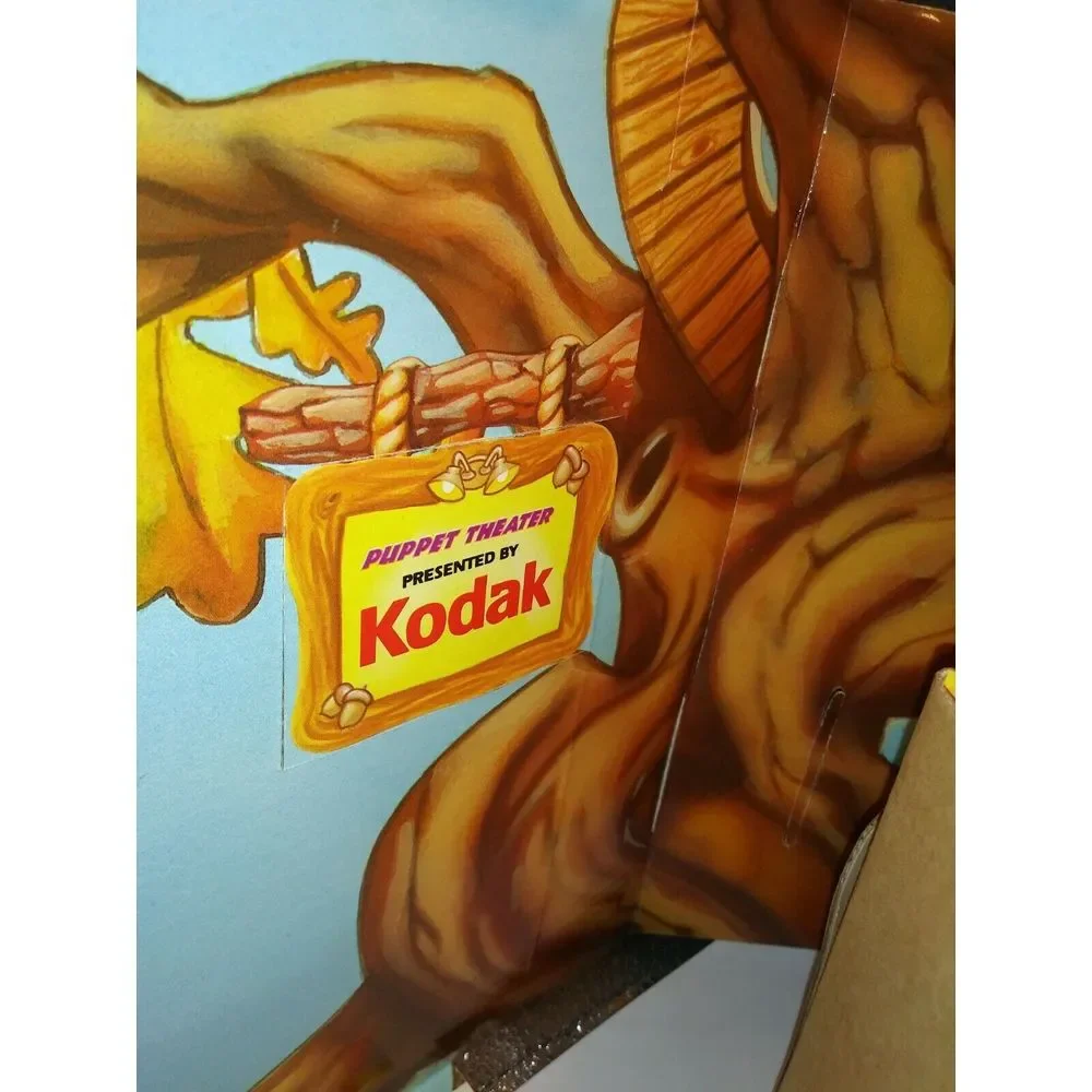 Vtg  Kodak Mattel‎ Puppet Theater Mickey's Toontown Disneyland Chip Puppet 1993